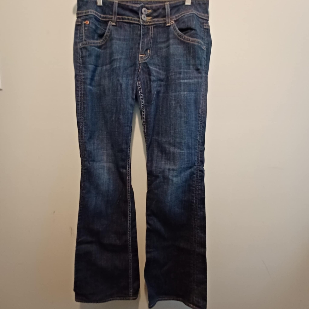 Hudson Jeans Dark Blue Flare & Wide Leg